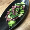 クックBNE5JW☆'s cooksnap of when they made ほたるいかとチンゲン菜のニンニク炒め.