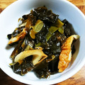 お芋大好きオバサン's cooksnap of when they made 茎わかめとちくわのきんぴら.