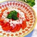 gomapon's cooksnap of when they made 血液サラサラ、酢玉ねぎでトマトサラダ。.