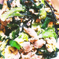 友梨香ママ's cooksnap of when they made 豚にらもやしと厚揚げの卵炒め.