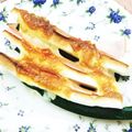 ☆yopipi's cooksnap of when they made ズッキーニとはんぺんのチーズ焼き.
