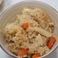 コロどろっぷ's cooksnap of when they made 3合分　炊き込みご飯の調味料（筍ご飯）.