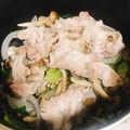 きなりん＊'s cooksnap of when they made キャベツとしめじと豚肉のフライパン蒸し.