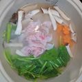 とみぃ11's cooksnap of when they made きのこ♡きのことほうれん草の常夜鍋.