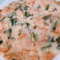 KAORULALA's cooksnap of when they made ｶﾘもち＊ニラとえのき＊我が家のチヂミ.