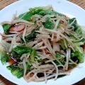 ポニーリボン's cooksnap of when they made 簡単副菜☆レタスともやしのオイスター炒め.
