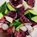 ウーたんポンちゃん's cooksnap of when they made タコときゅうりのからし酢みそがけ.