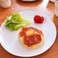 うす味さん's cooksnap of when they made イングリッシュマフィンでクロックムッシュ.
