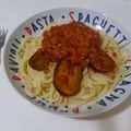 すこっとじょぷりん's cooksnap of when they made ナスのミートソースボロネーゼスパゲティ.