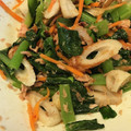 やんしゅ's cooksnap of when they made 小松菜とちくわのめんぽんチーズおかか和え.