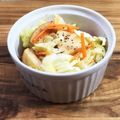 horseland's cooksnap of when they made ❁キャベツ人参りんごオリーブ黒酢サラダ❁.