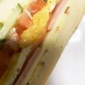67luna's cooksnap of when they made 具沢山サンド（ハム・チーズ・玉子・野菜）.