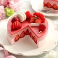 naoko2156's cooksnap of when they made いちご感たっぷりチーズムースケーキ♡.