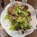 さっつん's cooksnap of when they made 下処理、調理15分！塩レバーはゴマ油で♡.