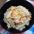 ponnko's cooksnap of when they made タケノコご飯・炊き込みご飯・3合分.