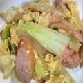 YU♡CO's cooksnap of when they made ウインナーと卵の野菜炒め.