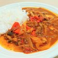 イエローバード's cooksnap of when they made サバ味噌煮缶とトマトのカレー.