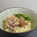 おいももり's cooksnap of when they made 梅さば冷やしラーメン.