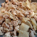 まめたん's cooksnap of when they made 大根大量消費＊豚肉と大根のゆず胡椒炒め.