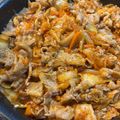 hanaの備忘録's cooksnap of when they made お子様でもイケる!めちゃウマ豚キムチ!!.