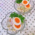 オウジリリノエ's cooksnap of when they made ヨーグルト入りCaloffマカロニサラダ.