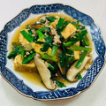 あっこ姉's cooksnap of when they made ご飯がすすむ☆厚揚げとニラ挽肉煮♪.