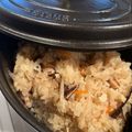 熊本愛♡'s cooksnap of when they made ストウブで鶏ごぼう炊き込みご飯.