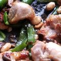 miwadora's cooksnap of when they made ピーマンと鶏むね肉のナッツ炒め.