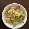 クックEEPU2V☆'s cooksnap of when they made 空豆とカリフラワーのホットサラダ.