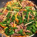 ponpoko093's cooksnap of when they made 超簡単☆青椒肉絲.