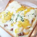 ナツ☆ママ's cooksnap of when they made サクッとヘルシー♪納豆×玉ねぎトースト.