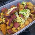 sytak's cooksnap of when they made さつまいもとキャベツの醤油炒め.