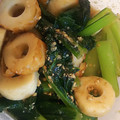 やまだまーり's cooksnap of when they made 簡単！小松菜とちくわのスピード副菜.