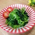 クックI7I5L1☆'s cooksnap of when they made ほうれん草とレタスのごま油和え.
