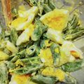 ☆★ケイト★☆'s cooksnap of when they made スナップえんどうとゆで卵のマヨサラダ.