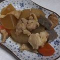 きらり流れ星's cooksnap of when they made フライパンで田舎こんにゃくと大根の煮物.