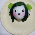 mamaRD's cooksnap of when they made キャラ弁＊小松菜でおだんご頭の女の子.