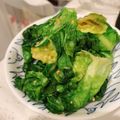蜂蜜きなこ's cooksnap of when they made 簡単：レンジ３０秒：サラダ菜の酢胡麻和え.