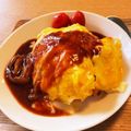 ringo1016's cooksnap of when they made 簡単ふわふわオムライス+デミグラスソース.