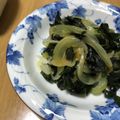 Sac’HiNa's cooksnap of when they made わかめと玉ねぎの生姜炒め.