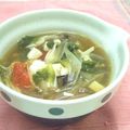 さとみわ's cooksnap of when they made きのことトマトとレタスの中華スープ☆.