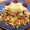 Asato★'s cooksnap of when they made 豚こまと玉ねぎ、ぶなしめじの生姜焼き.