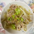 くネコまろす's cooksnap of when they made リピート決定！豚肉ともやしのしゃぶしゃぶ.
