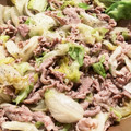 DHA's cooksnap of when they made 豚こまとレタスの中華風塩ダレ炒め.