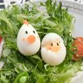 luffymax's cooksnap of when they made うずらの卵でひよこ＆にわとり♪.