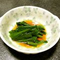 サカジイ's cooksnap of when they made シャキシャキ　ニラのおひたし.