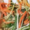 もともととが's cooksnap of when they made 人参と水菜の味噌ゴマ和え.
