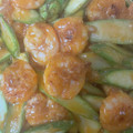 achanuha's cooksnap of when they made アスパラと海老のマヨネーズ炒め.
