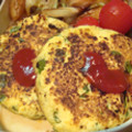くっくのん's cooksnap of when they made 離乳食☆後期　おからとピーマンのお焼き.