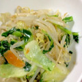 よしよしのキッチン☆'s cooksnap of when they made 小松菜ともやし炒め中華風.